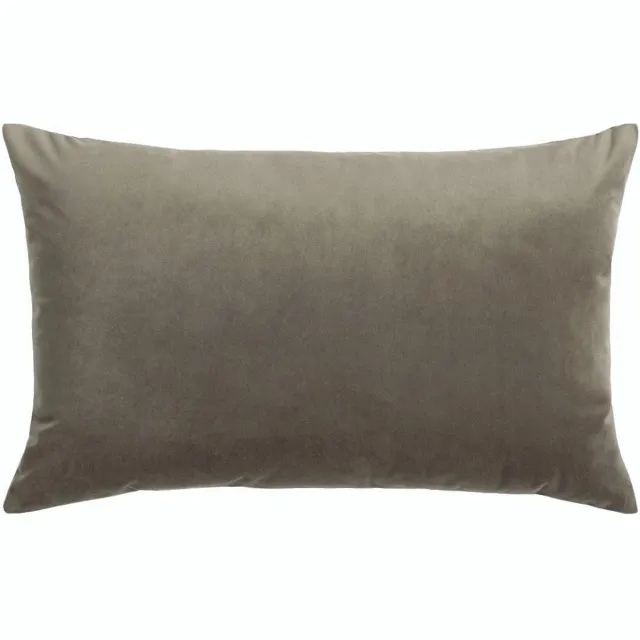 art+design Wervelende Velours Kussenhoes 60x45 cm - Cappuccino Bruin