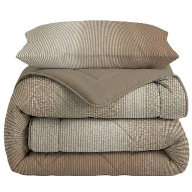 Vellora Sisal wasbaar dekbed - Eenpersoons - 140x220 cm - Oranje