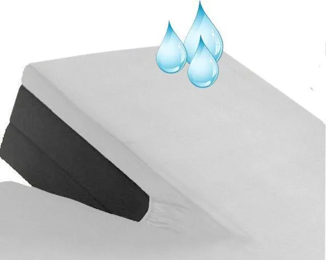 Home bedding Waterdicht Splittopper Hosekaen Badstof-180x200cm-Wit