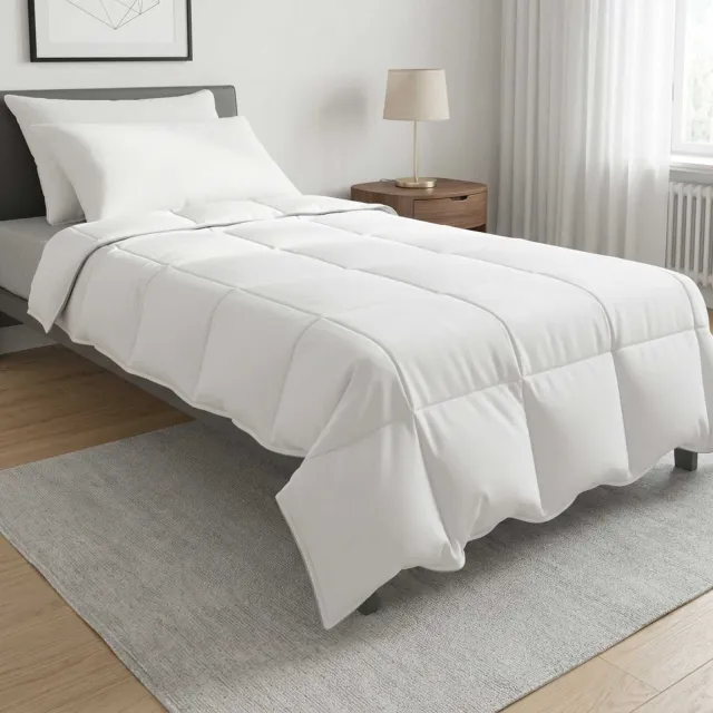 vidaXL Dekbedset 135 x 220 cm Winter Wit