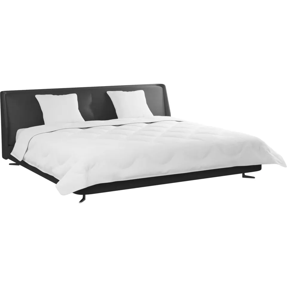 vidaXL Dekbed met Kussens 3 st Wit Microfiber en Dons Feather, foto 2