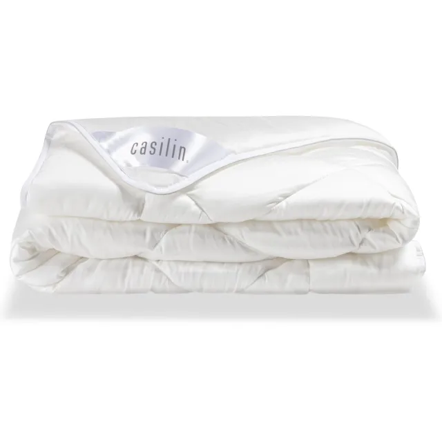 Casilin Dekbed 2 persoons 260 x 220cm Extra Breed - Tencel Satijn - Hotelkwaliteit - Wit
