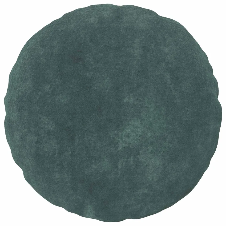 vidaXL Kussensloop 2 st HEERLEN Zee blauw Dia. 60 cm Microfiber Fleece