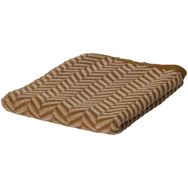 WOOOD Suna plaid honinggeel honey yellow/ecru