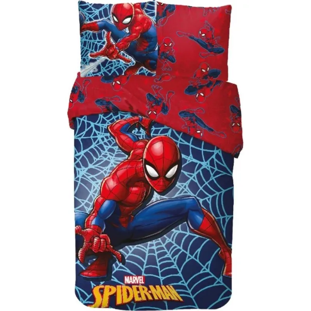 Spider-Man Marvel - Spiderman - Dekbedovertrek - 140 x 200 cm. - 100% Katoen – Eenpersoons Multi