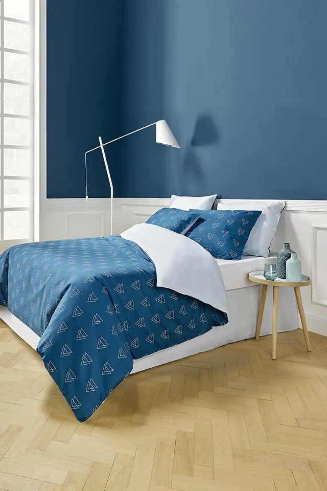 De Witte Lietaer Illuminati - Dekbedovertrek - 2/ - Halogen blue/Midnight Blauw