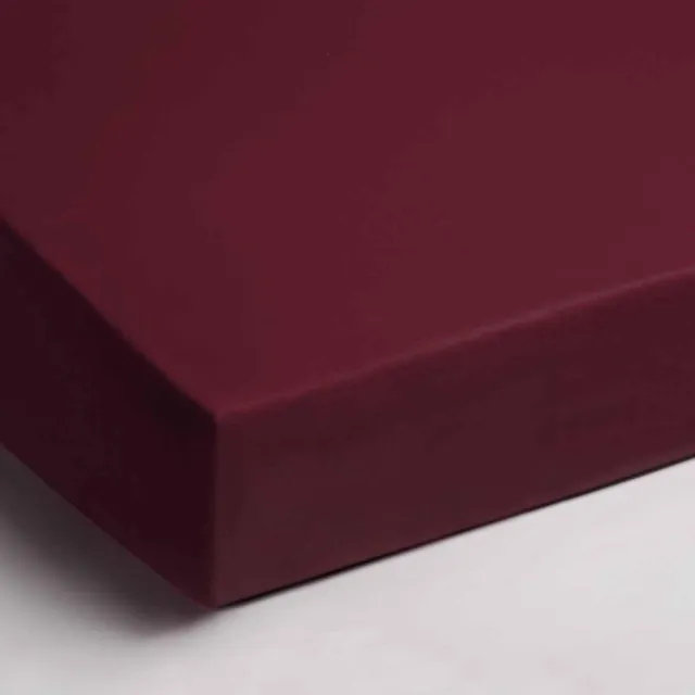 Day Dream Jersey Hoeslaken Bordeaux-190 x 220 cm