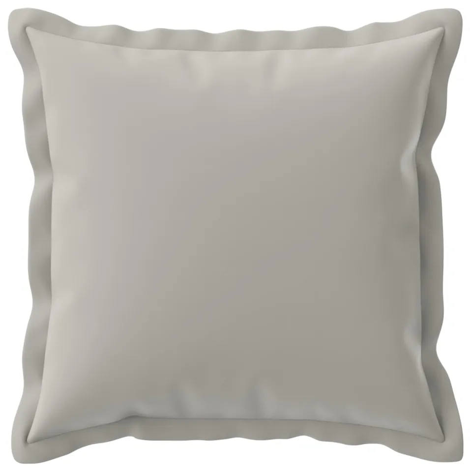 vidaXL Kussensloop 2 st HOUTEN Grijs 35 x 35 cm Polyester