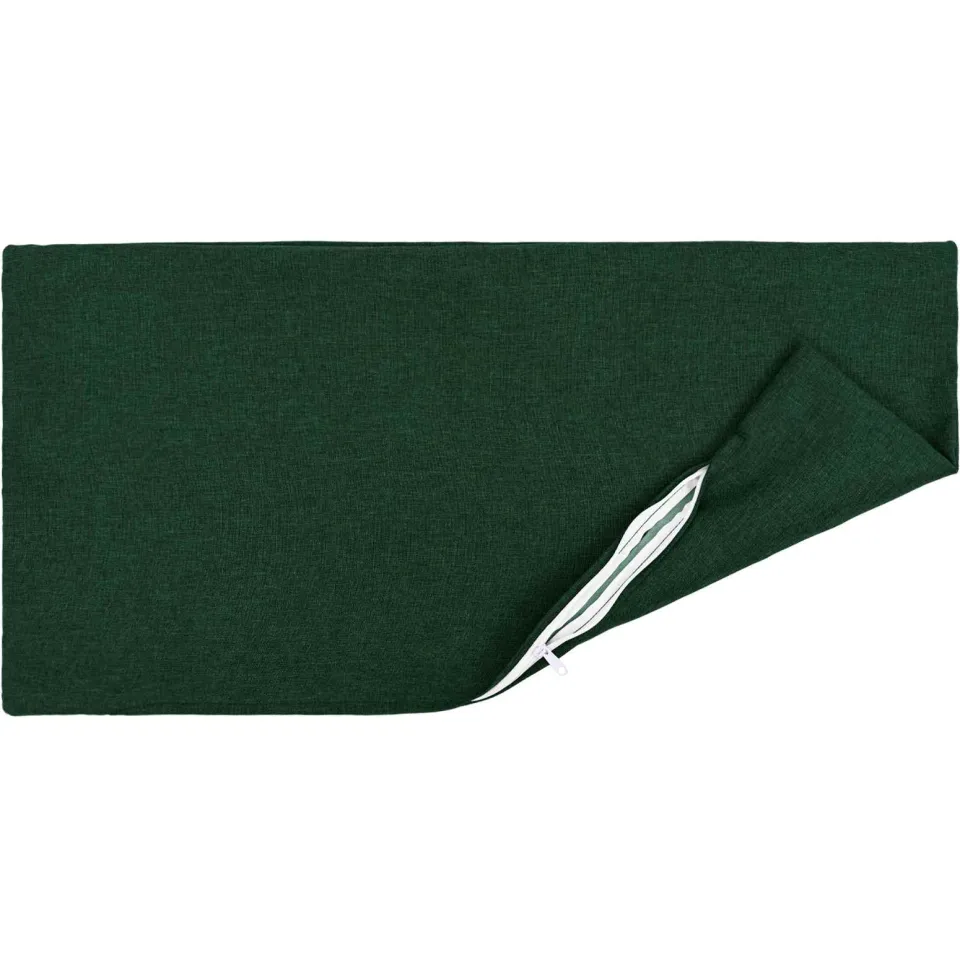 vidaXL Kussensloop 6 st HEERLEN Donkergroen 30 x 50 cm Stof groen, foto 4