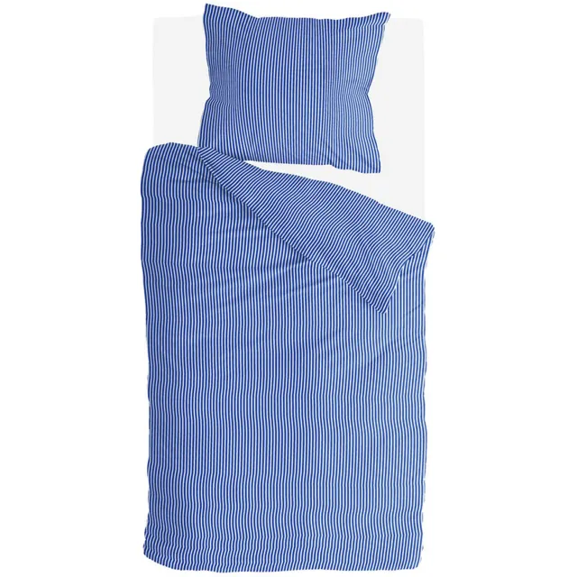 BYRKLUND Dekbedovertrek Nordic Blue - 100% Katoen (BCI) - Blauw
