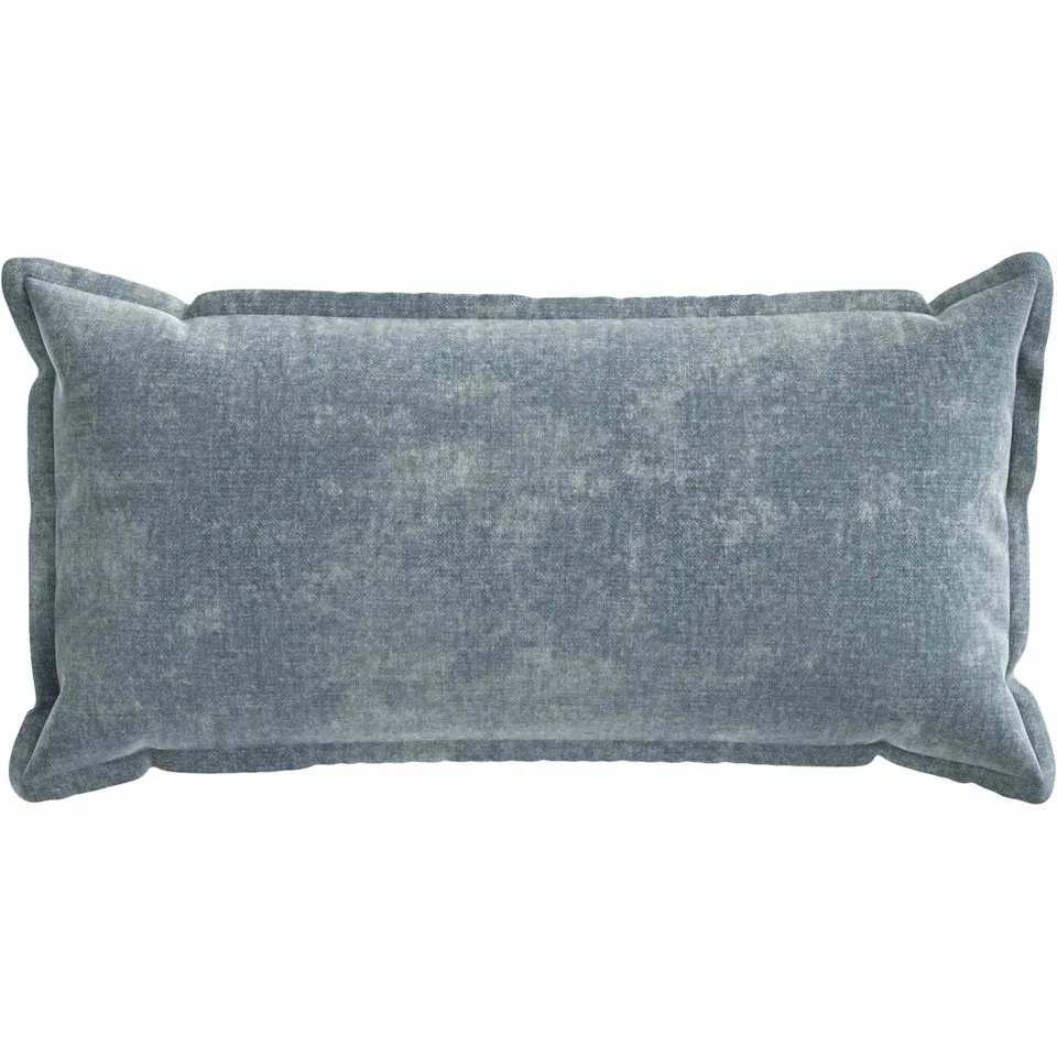vidaXL Kussensloop 6 st HOUTEN Lichtblauw 40 x 70 cm Chenille Stof