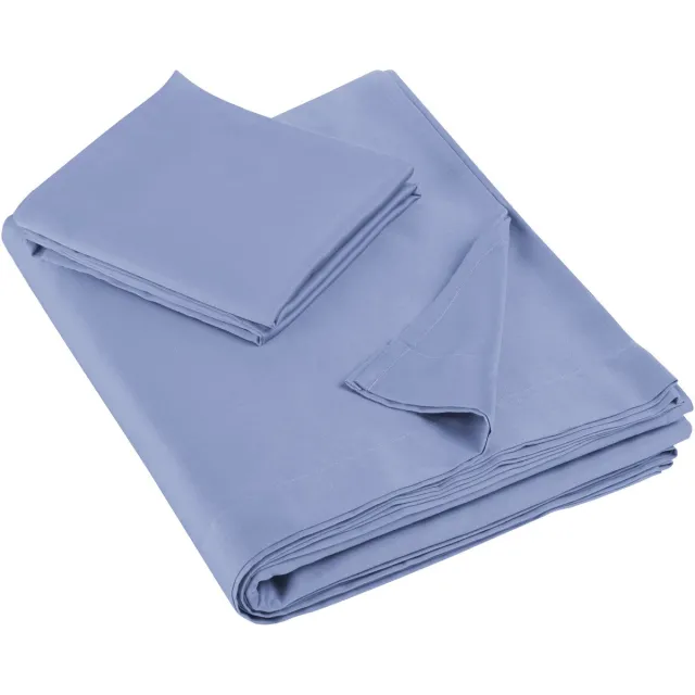De Witte Lietaer Lakenset Olivia Sky Blue - Satijnkatoen Blauw