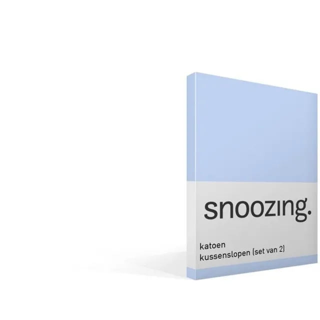 Snoozing Katoen - Kussenslopen - Set van 2 - 50x70 cm - Hemel