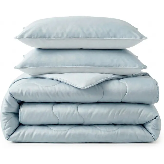 Valking Verkoelend Dekbed zonder Overtrek - Wasbaar Dekbed - Inclusief Slopen - 240x200 - Blauw