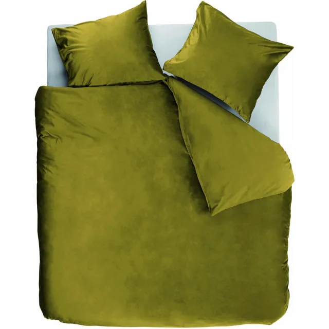 At Home by Beddinghouse Tender Dekbedovertrek - Katoen - 200x200/220 cm - Oker