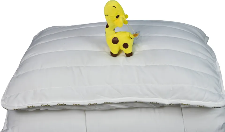 Polydaun Kids starterset 4-seizoenendekbed met kussen en knuffel wit, foto 6