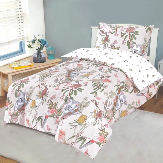 Arie's Bedding Koalah Dekbedovertrek 140x200 roze