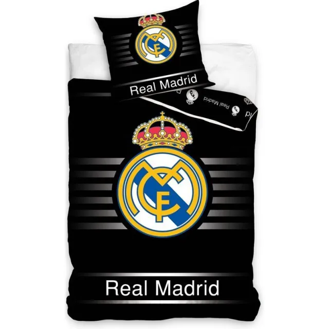 BrandMac Real Madrid dekbedovertrekset zwart