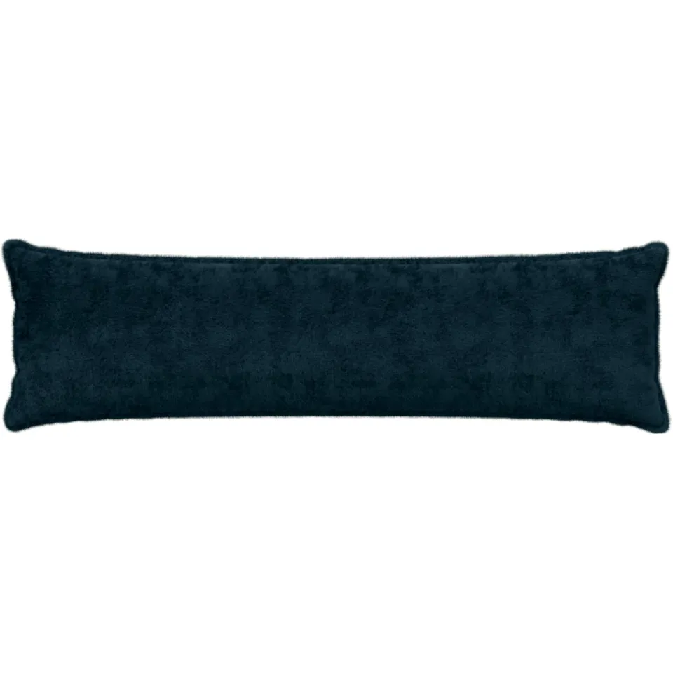 vidaXL Kussensloop HOUTEN Marineblauw 40 x 145 cm Nep Konijnenbont, foto 2