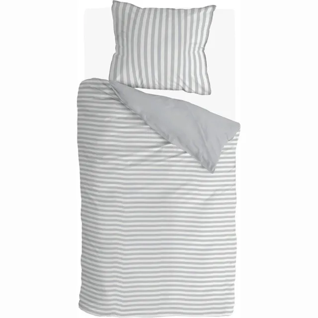 Walra Dekbedovertrek Soft & Cozy - 140x220 - 100% Katoen (BCI) - Grijs