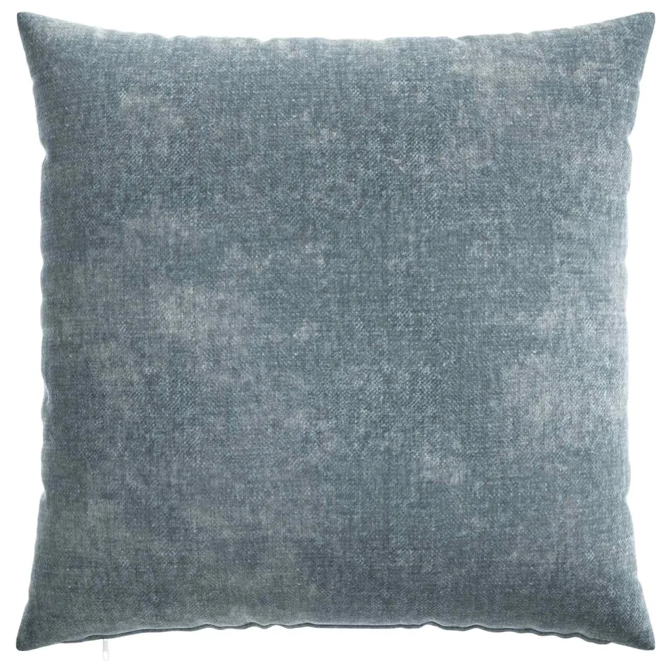 vidaXL Kussensloop 6 st HEERLEN Lichtblauw 55 x 55 cm Chenille Stof