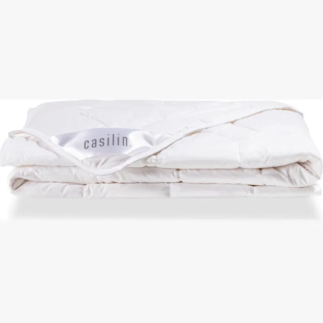 Casilin Dekbed 1 persoons 140 x 220cm - 100% Katoen - Zomerdekbed - Hotelkwaliteit - Wit