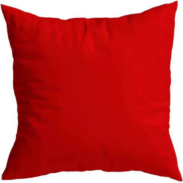 HomeView Decoratieve Kussensloop 50x50 cm met Rits - Hoge Kwaliteit rood