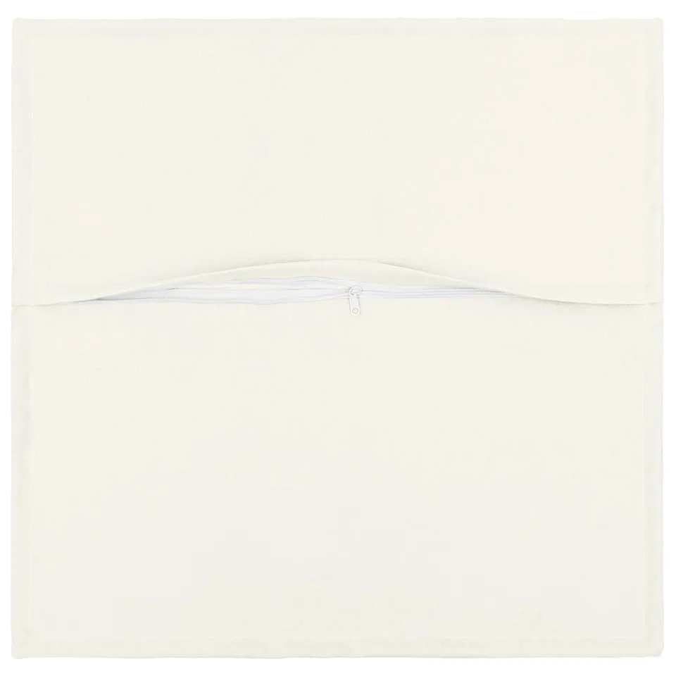 vidaXL Kussensloop 2 st HOUTEN Wit 65 x 65 cm Faux Linnen, foto 4
