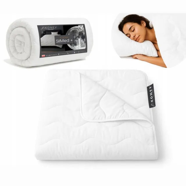 Koney Zomerdekbed 150 x 200 cm - synthetisch - Wit - 100 g/m²