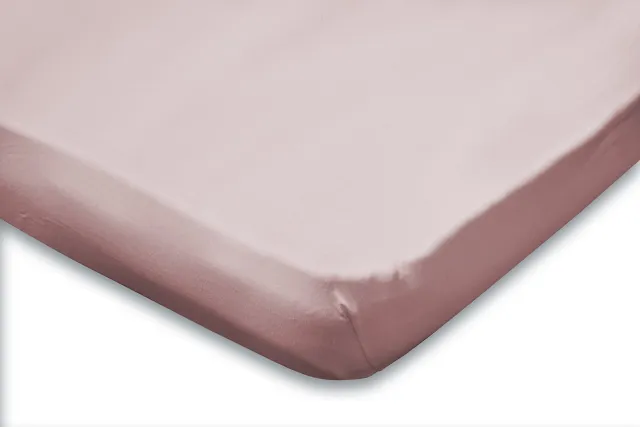 Eleganzzz Topper Hoeslaken Jersey Light Pink 140x200 - 120/130/140x200cm - Voor Toppers vanaf 6cm - 100% Katoen - Stretch Licht Roze