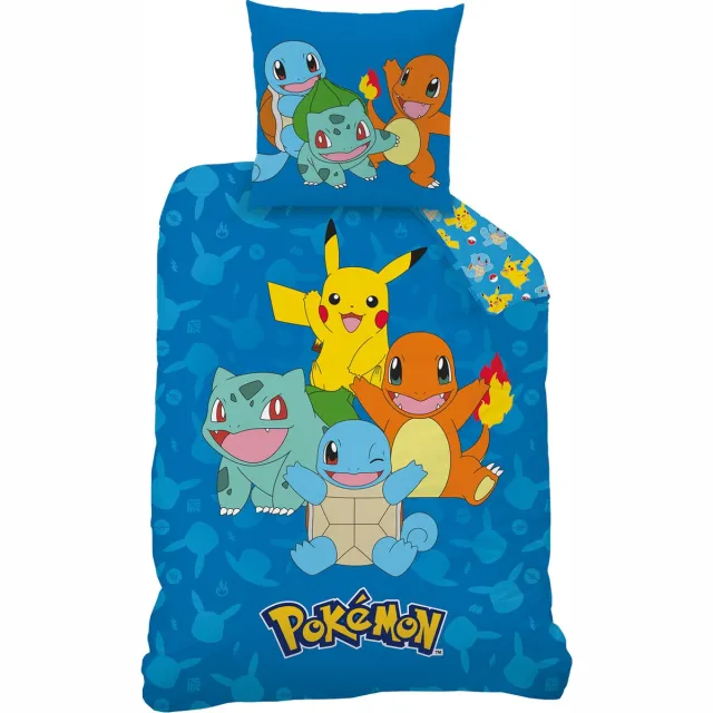 Pokémon Dekbedovertrek, Goodbye - Katoen Blauw