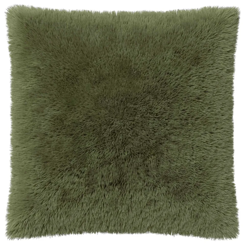 vidaXL Kussensloop 2 st HEERLEN Groen 80 x 80 cm PV Fleece