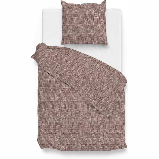 Zohome Blitz Dekbedovertrek - Flanel - Rood