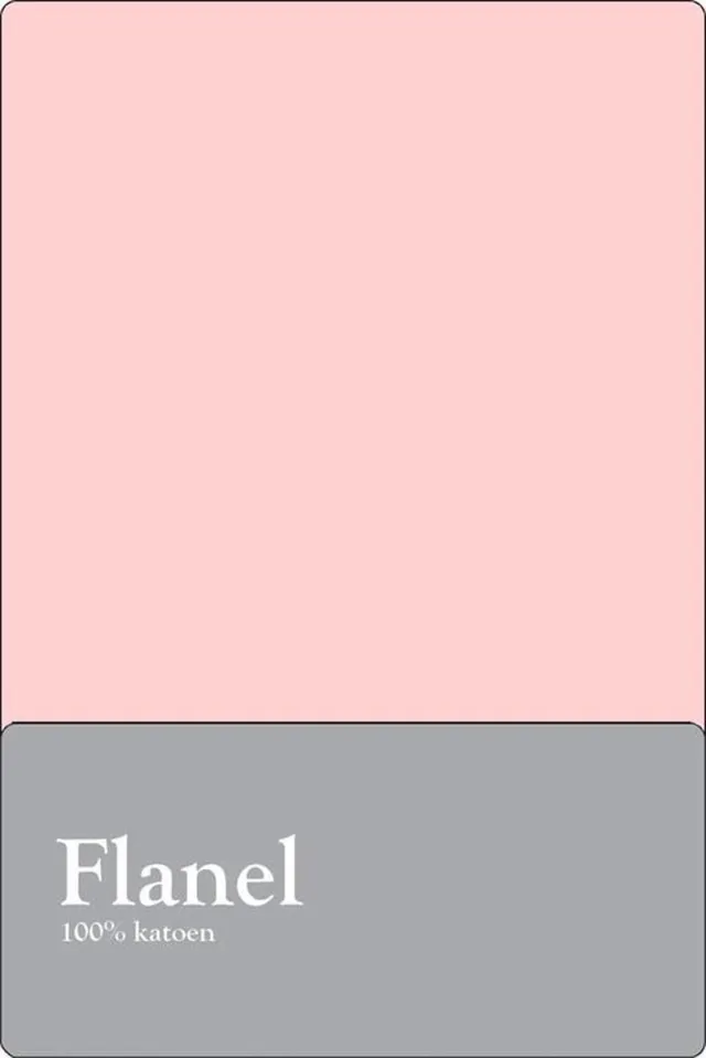 Romanette flanellen laken - Roze
