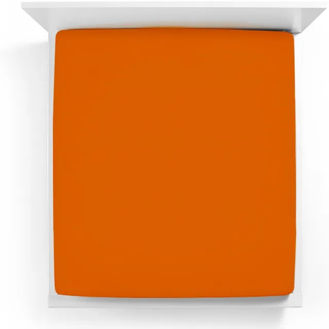 Bella Donna Hoeslaken Jersey Eenpersoons 70x190-80x220 cm Cayenne-0715 Rood