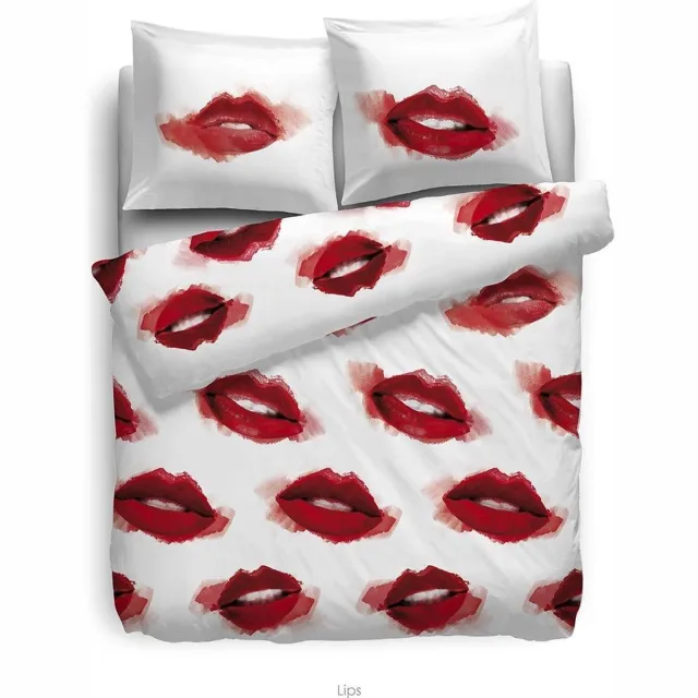 Heckettlane HNL Living Lips Dekbedovertrek - Litsjumeaux XL - 260x200/220 cm - Multi