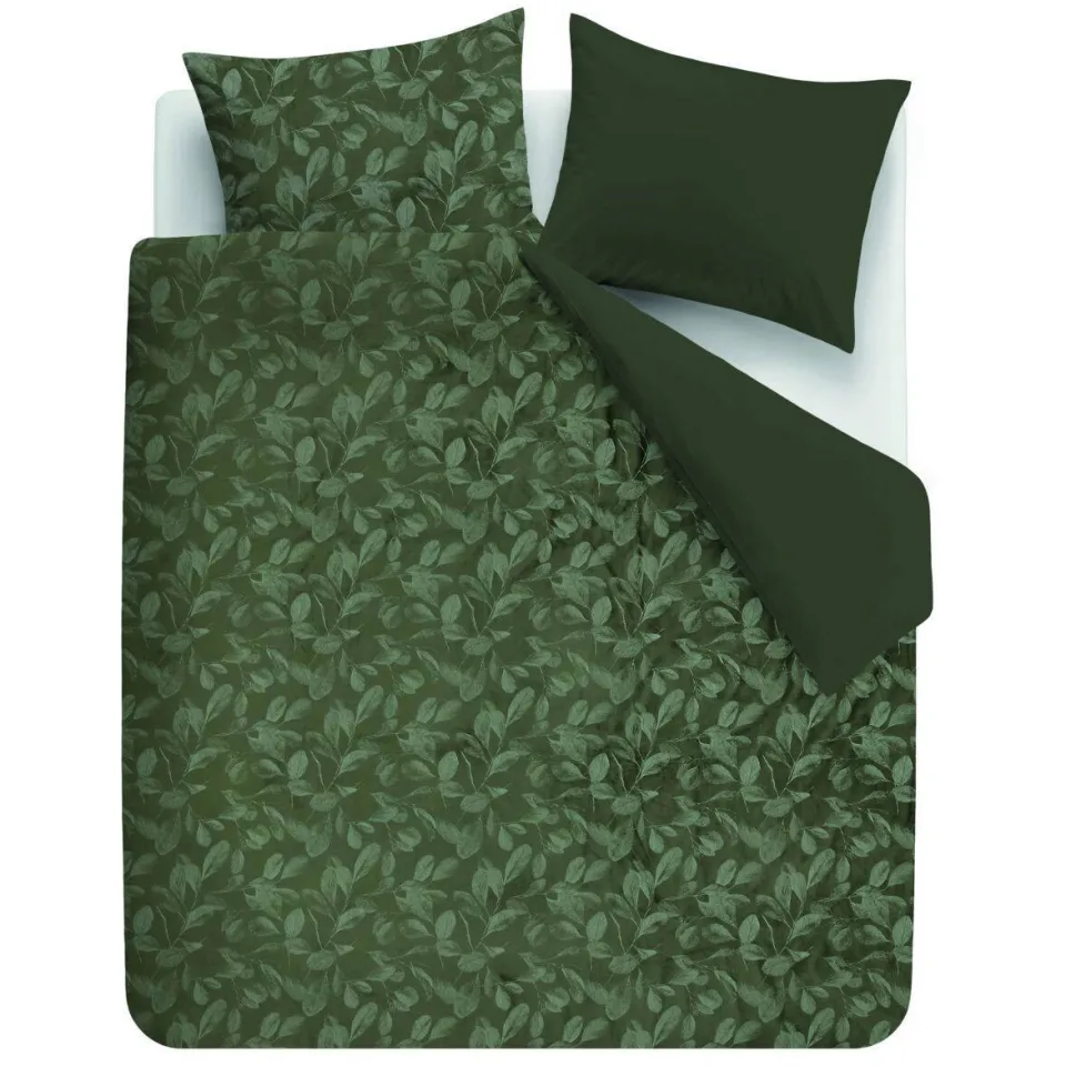 Riviera Maison velours lits-jumeaux dekbedovertrek olijfgroen Olive Green