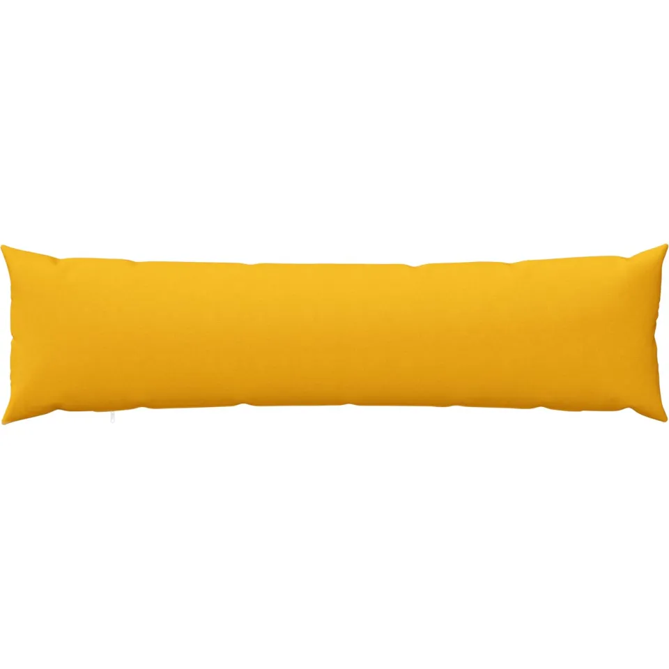 vidaXL Kussensloop 2 st HEERLEN Lichtgeel 40 x 145 cm Stof
