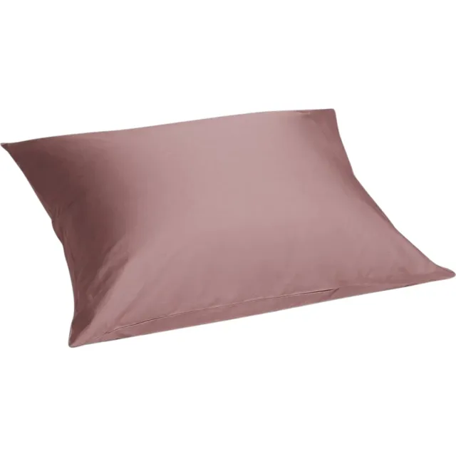 Yumeko kussensloop katoensatijn poederroze 60x70 - Bio, eco & fairtrade - 1 stuk Blush Rose