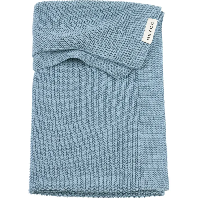 Meyco Mini Relief wiegdeken Jeans Blue