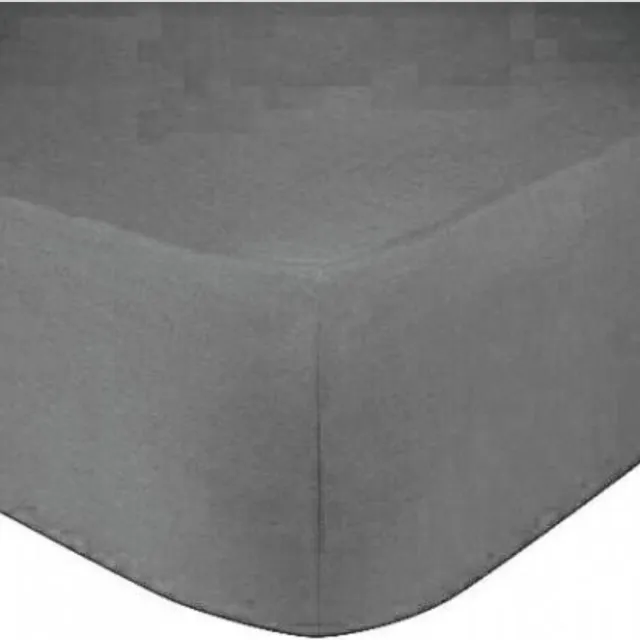 dekbeddenwereld Jersey Stretch Hoeslaken - Extra Stretch Jersey Hoeslaken voor Matrassen – Premium Zacht, Ademend en Duurzaam met Elastiek Rondom voor een Veilige, Kreukvrije Pasvorm en Dagelijks Slaapcomfort- antraciet - 180 cm x 220 cm