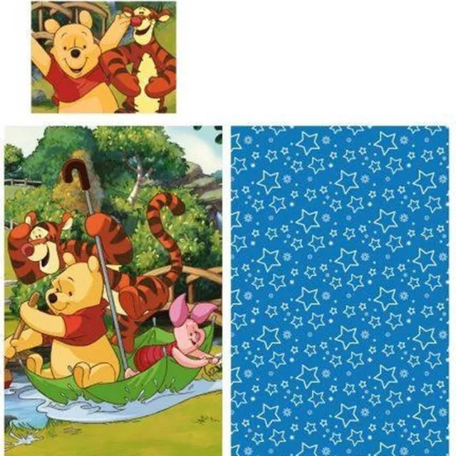 Disney Winnie the pooh peuter dekbedovertrek 90x140 cm Roze