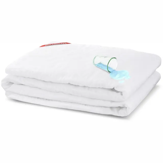 Maxi Maja Matrasbeschermer - Anti-allergene - hygiënische en waterdichte matrasbeschermer - matras topper - 160 x 200 cm - wit - microvezel
