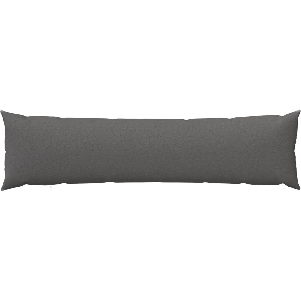 vidaXL Kussensloop 2 st HEERLEN Lichtgrijs 40 x 145 cm Stof