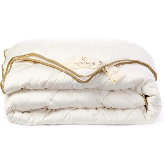 Tesselaer Wol - 4-seizoenen dekbed - Eenpersoons - 140x220 cm - Wit