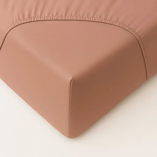 SWAPAN Percal Hoeslaken 180 x 210 x 30 cm - Maple sugar - 2 Persoons - Beddengoed - Hoogwaardige kwaliteit - Roze