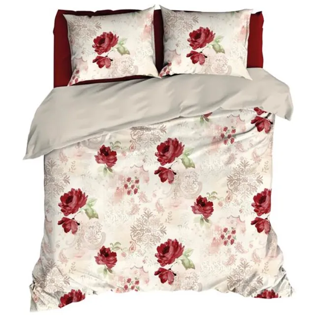Satin D Or Satin d'Or Grace Dekbedovertrek - Extra breed - Rood