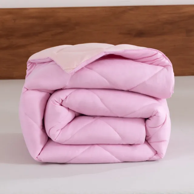 Snoozella ComfyBed Duo 160x200 - Bloesom Roze - Dekbed zonder overtrek - Wasbaar hoesloos dekbed - 30 nachten proefslapen - All season winterdekbed & zomerdekbed