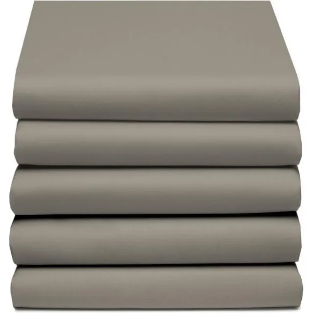 D'Orveige Hoeslaken Dubbel Jersey - Eenpersoons - 90x200 cm - Grijs