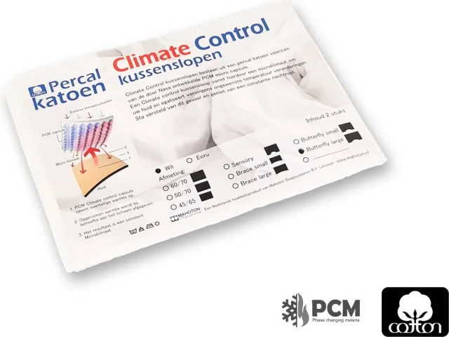 Mahoton Kussensloop Climat Control Brace Large 50x70 cm Wit